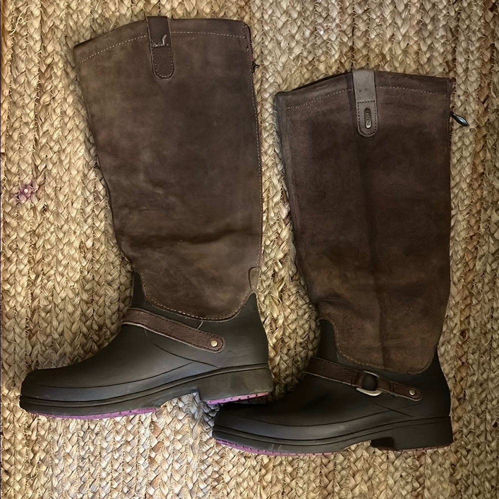 Brown Knee-High Boots